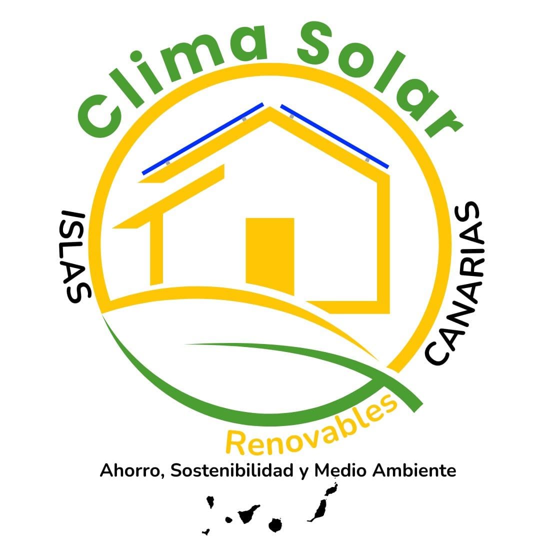 Logo de Clima solar renovables islas canarias
