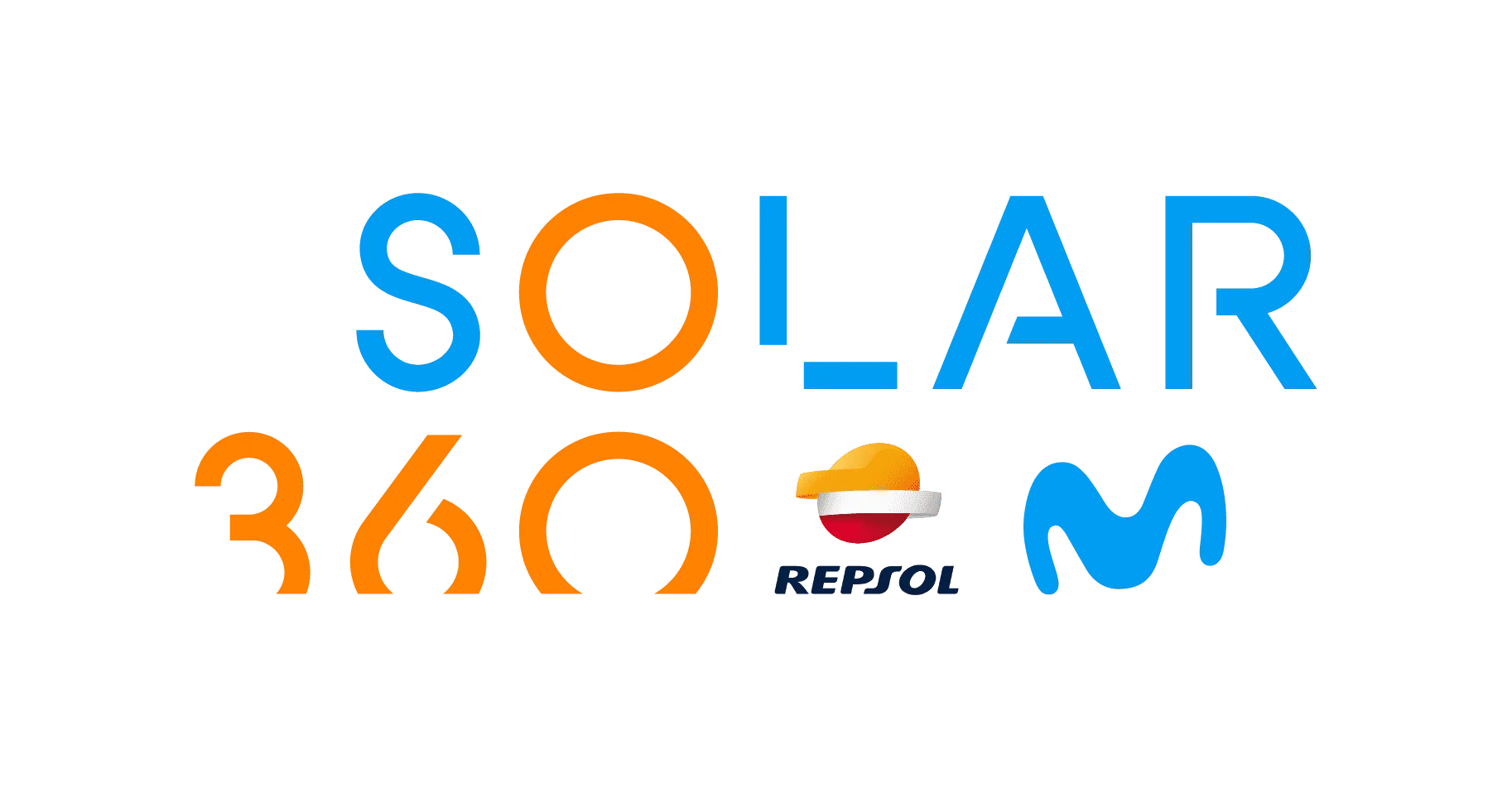 Logo de Solar 360 de Repsol y Movistar